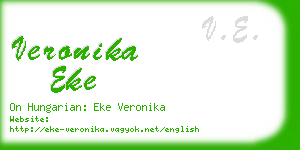 veronika eke business card